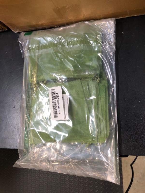 Photo 1 of 50 PCS 4X6 inches Fruit Protection Bags, Fruit Bags for Fruit Trees, Green Netting Fruit Cover Bags Drawstring Mesh Fruit Protectors Pest Barrier for Fruit Trees Veggies Garden