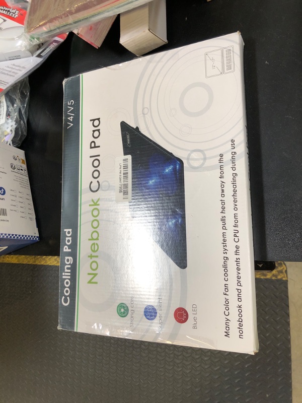 Photo 1 of 12"-17" Slim Laptop Cooling Pad - USB Powered [3 Fans]