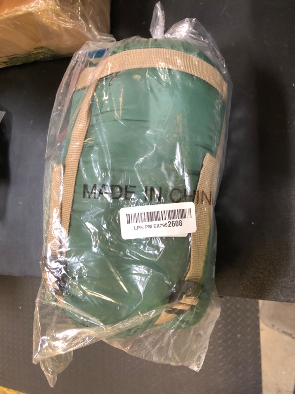 Photo 1 of ECOOPRO Warm Weather Sleeping Bag - Portable, Waterproof, Compact Lightweight, Comfort with Compression Sack - Great for Outdoor Camping, Backpacking & Hiking-83 L x 30" W Fits Adults(Emerald Green)
