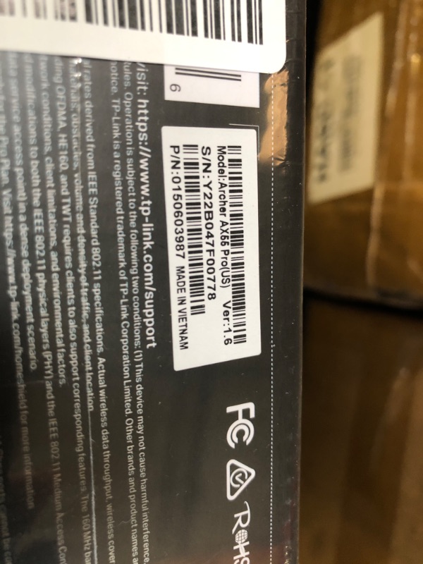 Photo 1 of TP-Link AX3000 WiFi 6 Router (Archer AX55 Pro) - Multi Gigabit Wireless Internet, 2 x 2.5 Gbps Ports, Dual Band, VPN Router, OFDMA, MU-MIMO, USB 3.0 Port, WPA3, Compatible with Alexa