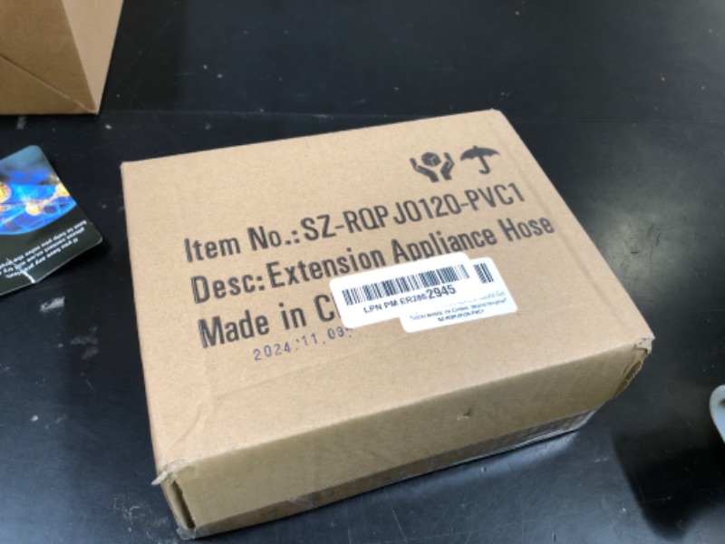 Photo 1 of only fire 5Ft Propane Extension/Appliance Hose for Propane Gas, 1/4" Male NPT x 1/4" Female Ball Seat Pipe Swivel Fitting