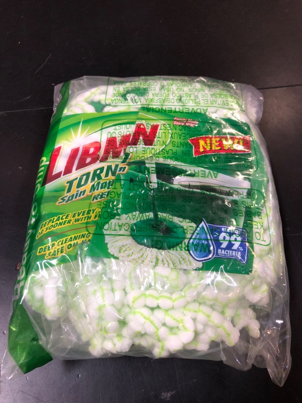 Photo 1 of Libman Tornado Spin Microfiber Mop Refill 1 pk