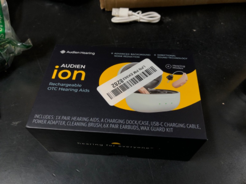 Photo 1 of Audien Hearing ION Wireless Rechargeable OTC Hearing Aid, Premium Comfort Design & Nearly Invisible