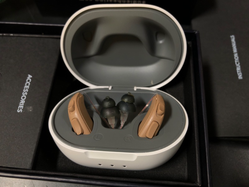 Photo 1 of Audien Hearing ION Wireless Rechargeable OTC Hearing Aid, Premium Comfort Design & Nearly Invisible