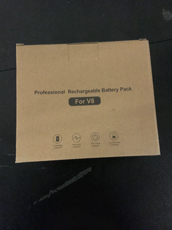 Photo 1 of Designed for Dyson V8 Battery Replacement 21.6V 8.0Ah Compatible with Dyson V8 Animal Battery Replacement V8 Motorhead V8 Fluffy SV10 Carbon Fiber Vacuum Cleaner