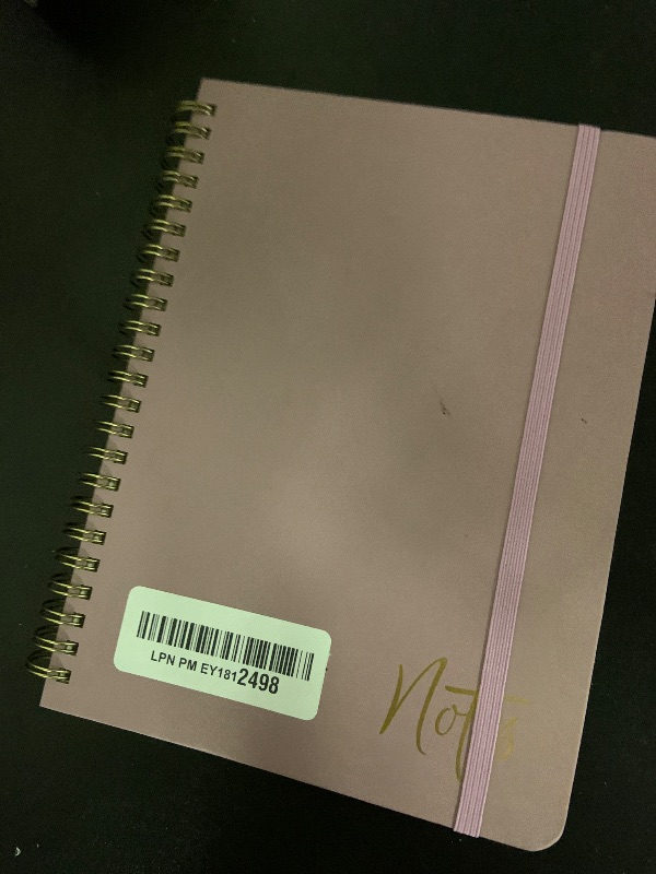 Photo 1 of ZOTIA Lined Spiral Journal Notebook for Women, A5 College Ruled Journals for Writing, Hardcover Notebooks for Work, Note taking and Office School Supplies,140 Pages - Purple
