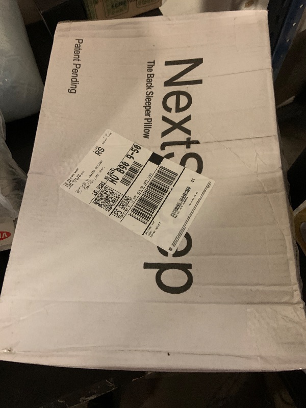 Photo 1 of NextSleep, The Best Back Sleeper Pillow, Sleep on Your Back Comfortably, Wrinkle Prevention, Patent Pending Neck Support, Satin Case Included, 100 Night Sleep Trial, CertiPUR-US