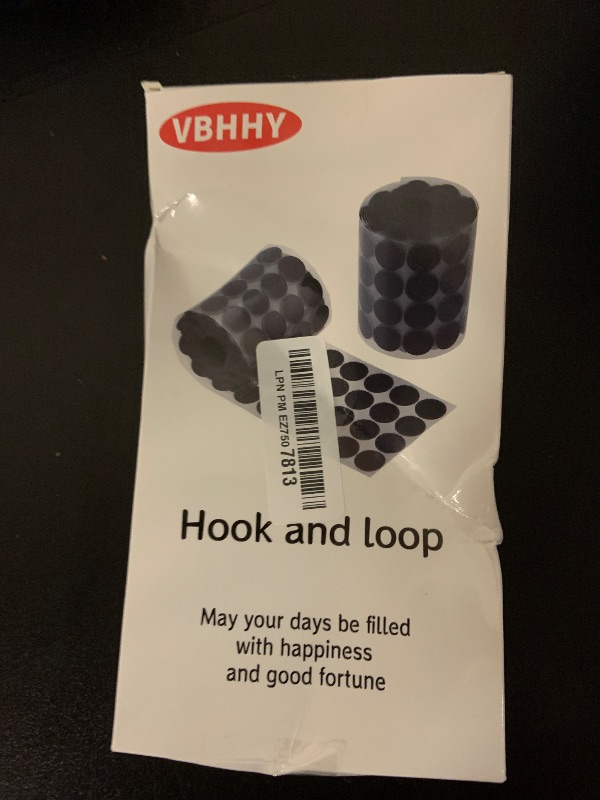 Photo 1 of Self Adhesive Dots, 200Pcs(100 Pair Sets) 1 Inch Diameter Strong Self Adhesive Dots Nylon Sticky Back Coins Hook Loop Strips, Small Circle Dots Stickers Tapes, Black