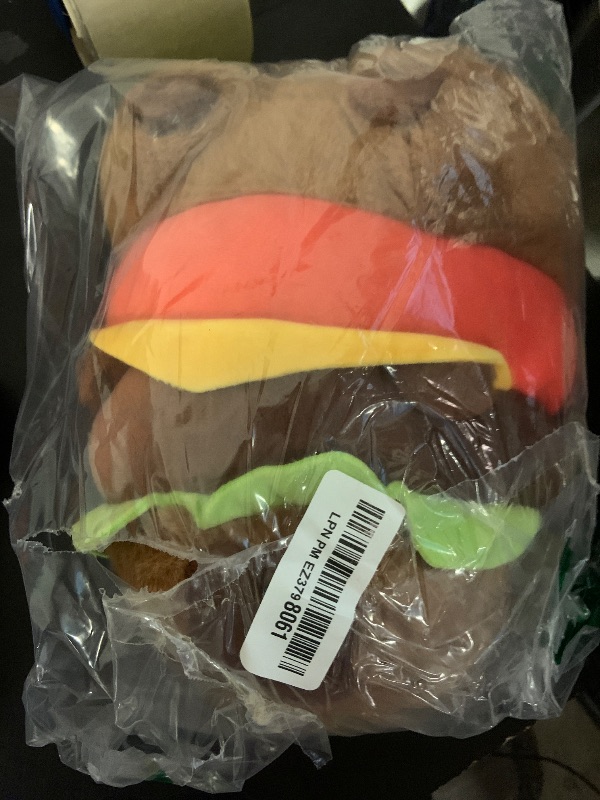 Photo 1 of CHDBLOCK Hamburger Capybara Plush Toy - 9.5 Inch Cute Capybara Stuffed Animal, Kawaii Capibara Plushie for Kids and Adults Hamburger Plush