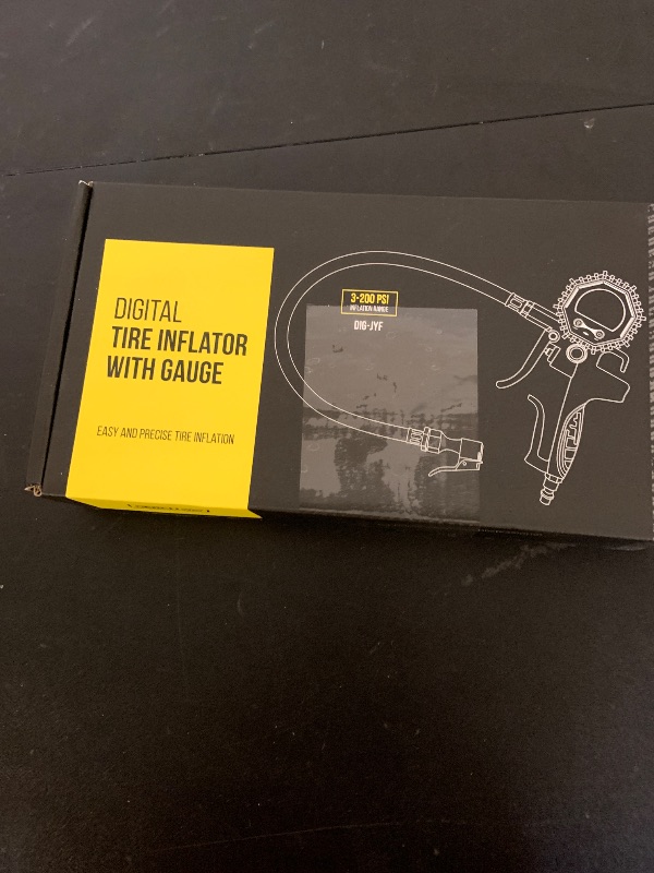 Photo 1 of Digital Tire Pressure Gauge with Inflator -200 PSI, Heavy Duty Air Chuck & Compressor Attachments for Car, Truck & SUV
