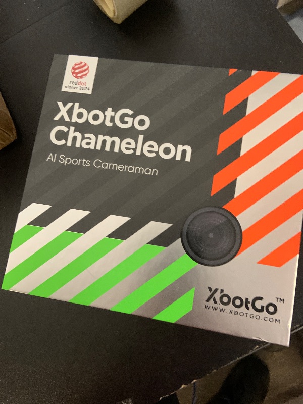 Photo 1 of XbotGo Chameleon AI Auto Sports Action Camera - 4K 60FPS Soccer Camera and Basketball Tracking Camera for Team Sports, Live Streaming, No Subscription, Works with iOS & Android (Lava Graphite)