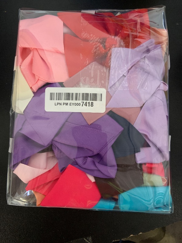 Photo 1 of CÉLLOT 20PCS Big 6 Inch Hair Bows for Girls Grosgrain Ribbon Bow Toddler Back to School Hair Accessories with Alligator Clips for Toddlers Schoolgirls Kids Teens