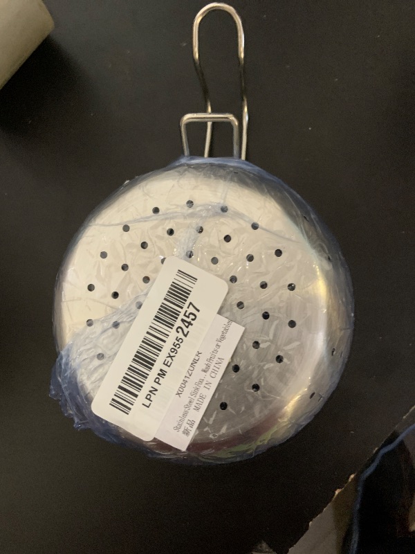 Photo 1 of Stainless Steel Sink Food Catcher, Multifunctional Hanging Sink Strainer Colander Drain Basket for Filter Kitchen Waste and Wash Fruits or Vegetables