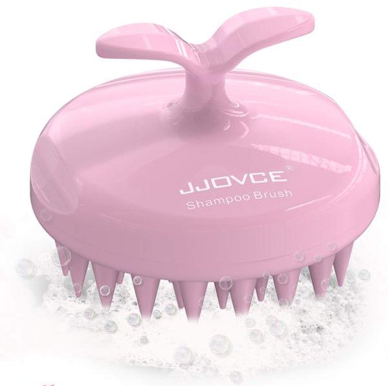 Photo 1 of Hair Scalp Massager Shampoo Brush, Shampoo Brush Comfortable for All Hair Type (Pink)