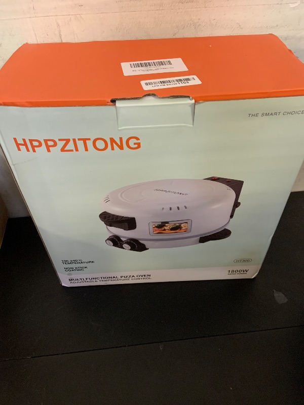 Photo 1 of 12" Electric Pizza Oven-Countertop Pizza Maker with Timer &Temperatures Control, Perfect for Pizzas/Pancake/Quesadillas/Cookies (12in)