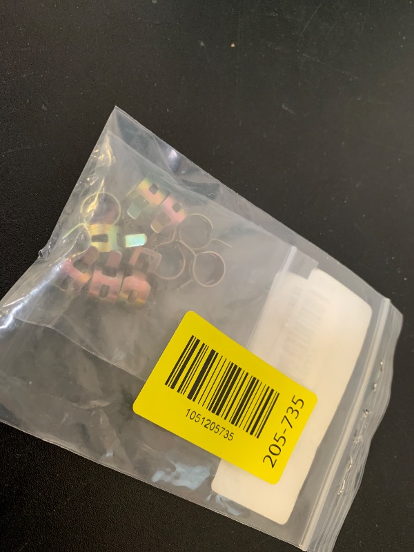 Photo 1 of YD-PS001 3/8" 10mm Spring Clip Fuel Oil Line Silicone Vacuum Hose Clamp Pack of 10