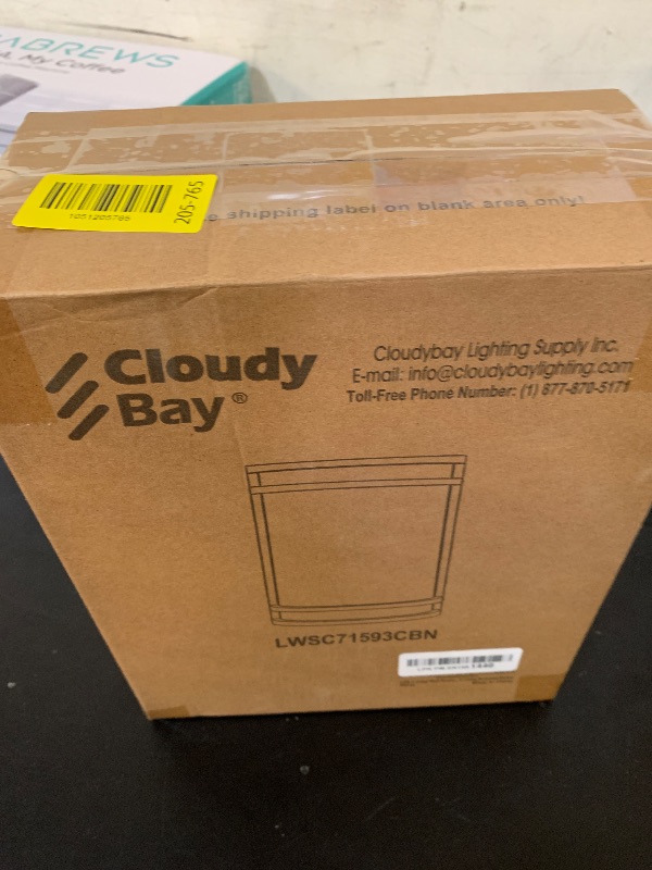 Photo 1 of CLOUDY BAY LED 3 Color Wall Sconce, Wall Lighting,3000K/4000K/5000K Color Temperature Adjustable Wall Mount Light Fixture, 15W 120V Dimmable CRI 90+ LED Wall Light,Brushed Nickel