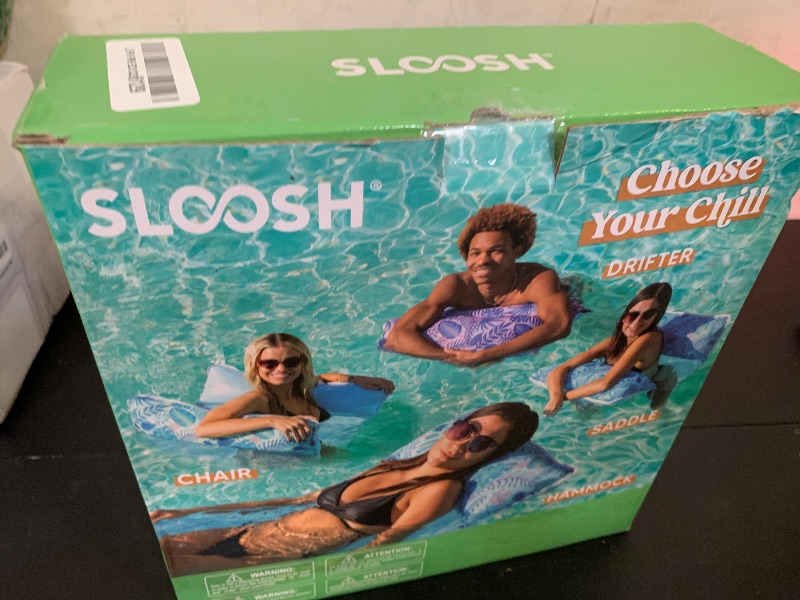 Photo 1 of Sloosh 3 Pack Inflatable Pool Float Hammock, Water Hammock Lounges, Multi-Purpose Swimming Pool Accessories (Saddle, Lounge Chair, Hammock, Drifter) for Pool, Lake, Outdoor, Beach (Cyan/Purple/Green)