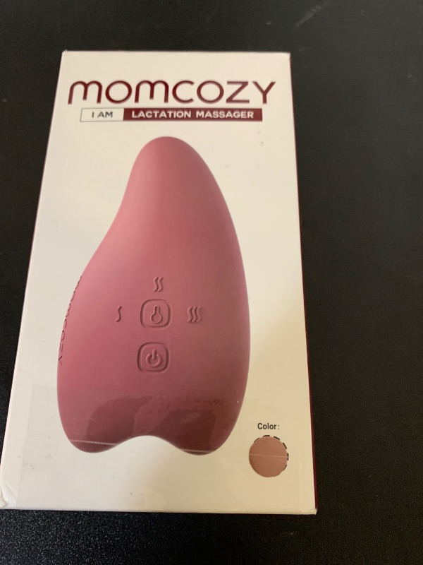 Photo 1 of Momcozy Warming Lactation Massager 2-in-1, Soft Breast Massager for Breastfeeding, Heat + Vibration Adjustable for Clogged Ducts, Improve Milk Flow, Engorgement
