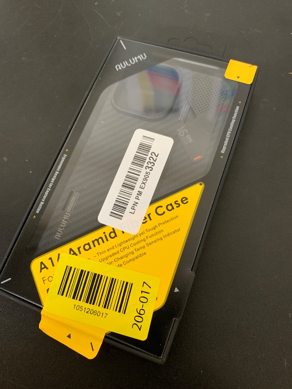 Photo 1 of Aulumu A16 Aramid Fiber for iPhone 16 Pro Max Case | 1500D Ultra Slim Woven | Real Cooling | Compatible with MagSafe