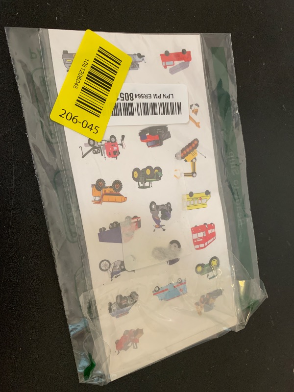 Photo 1 of Cars and Trucks Stickers Party Supplies Pack Toddler - Over 160 Stickers for Toddler Boys and Girls (Cars, Fire Trucks, Construction, Buses & More!)