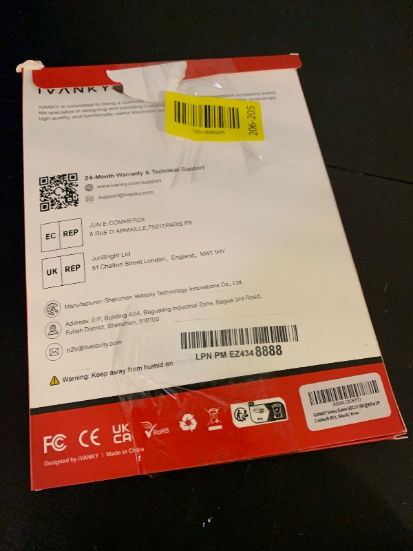 Photo 1 of IVANKY 8K DisplayPort Cable 1.4, VESA Certified DP Cable 6.6ft (8K@60Hz, 4K@144Hz, 2K@240Hz)HBR3 Support 32.4Gbps, HDR, HDCP 2.2, FreeSync G-Sync, Braided Display Port for Gaming Monitor, Graphics, PC