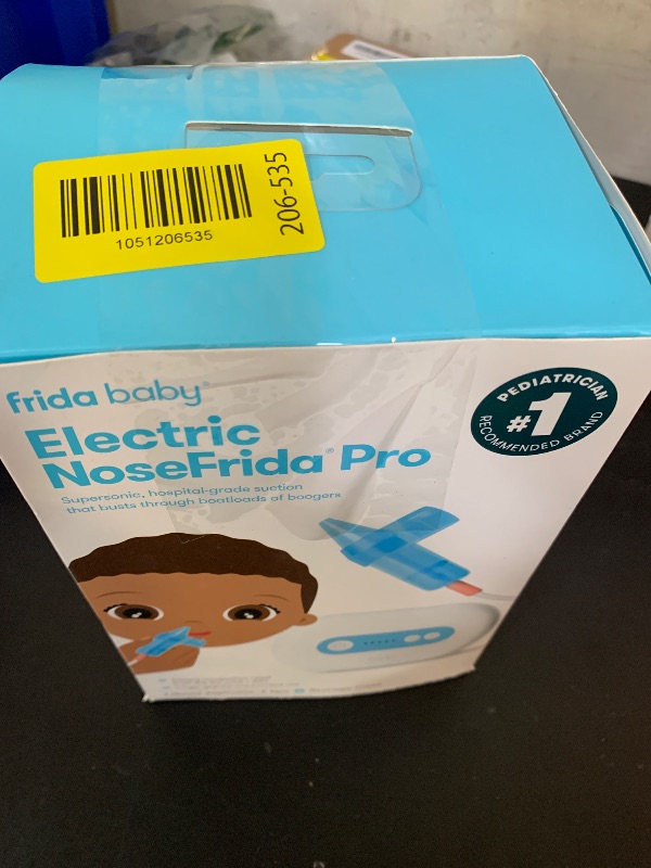 Photo 1 of Frida Baby Electric NoseFrida Pro Nasal Aspirator for Baby, Hospital Grade Suction, Nose Sucker for Baby & Toddler, Nasal Aspirator for Congestion Relief, 5 Suction Levels, 2 Tips, Cordless with Case