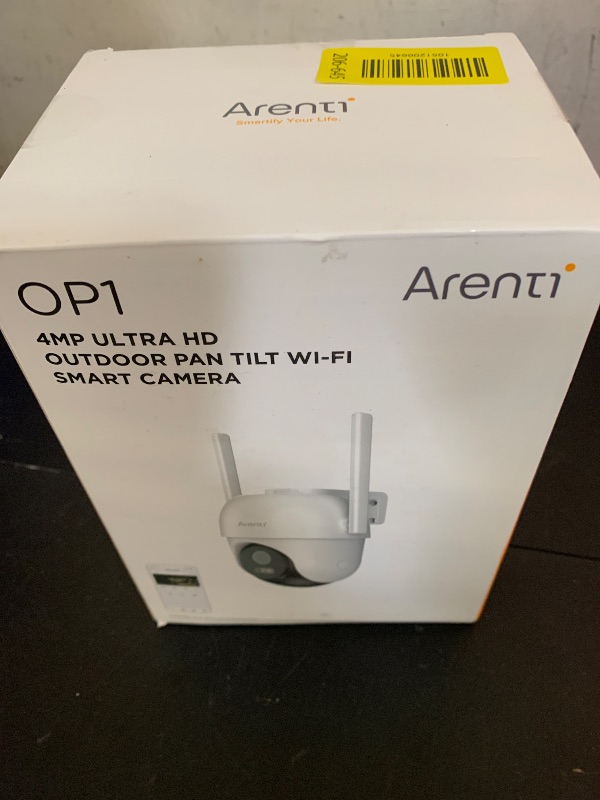 Photo 1 of ARENTI Security Camera Outdoor Wired, 24/7 Recording Surveillance Camera for Home Security, 5GHz/2.4GHz WiFi, Regular Patrol, 2K 4MP Resolution, 360° PTZ Motion Tracking(OP1)