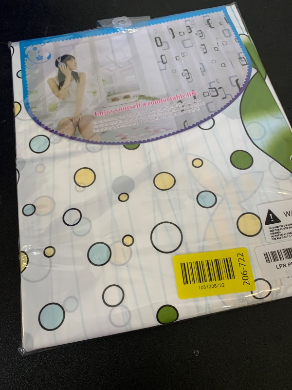 Photo 1 of Plastic Shower Liner - Premium PEVA 4G Shower Curtain Liner with Rustproof Grommets and 3 Weighted Magnets, Waterproof Shower Curtains for Bathroom (Small Fish, 72" x 72")