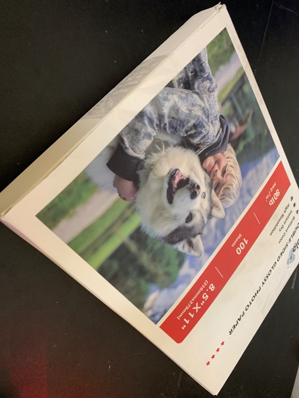 Photo 1 of Koala Thick Photo Paper Double-sided Glossy Heavyweight Paper 8.5X11 Inches 80LB 100 Sheets 300GSM Cardstock Compatible with Inkjet Printer