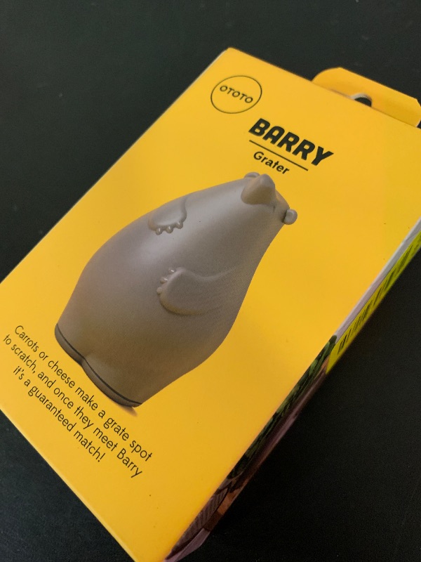 Photo 1 of OTOTO Grater - Stainless Steel, BPA Free, Dishwasher Safe, Fun Kitchen Gadget, Vegetable Shredder, Cute Kitchen Gifts & Accessories (Barry The Bear Cheese Grater, Brown)