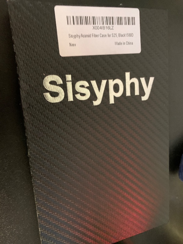 Photo 1 of Sisyphy Aramid Fiber Case for Samsung Galaxy S25 5G with Carbon Fiber Texture, Super Slim Protective Cover, Soft Touch Sturdy Durable Case, Snap-on Back Cover Wireless Charging Friendly
