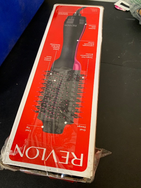 Photo 1 of REVLON One-Step Volumizer Hair Dryer and Styler with Improved Motor – Easy Salon-Style Blowouts – Less Frizz, More Shine, and Reduced Heat Damage, for all Hair Types and Lengths (Black)