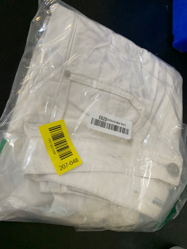 Photo 1 of Hudson Jeans Men's Blake Slim Straight Twill Pant Rp, White, 31