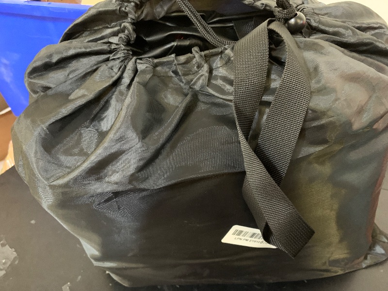 Photo 1 of Car Rooftop Cargo Carrier Bag, 15 Cubic Feet Waterproof Heavy Duty 840D Car Roof Bag for All Vehicle with/Without Racks - Anti-Slip Mat, 6 Door Hooks, Storage Bag, 2 Extra Straps, Luggage Lock