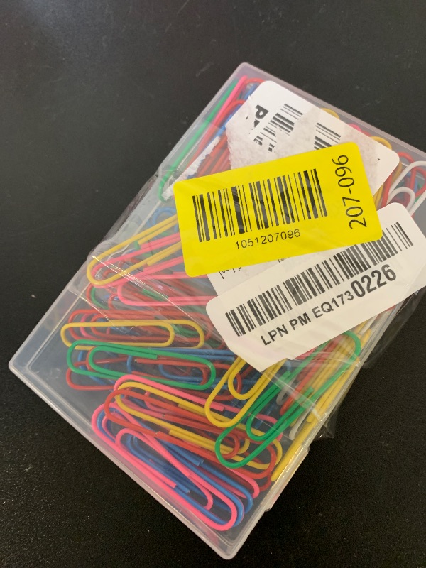 Photo 1 of Paper Clips, 100Pcs 2 Inch Large Paperclips, Assorted Colored Coated Jumbo Reusable Big Paperclips, Large Colored Paper Clips for Office School Document Organizing