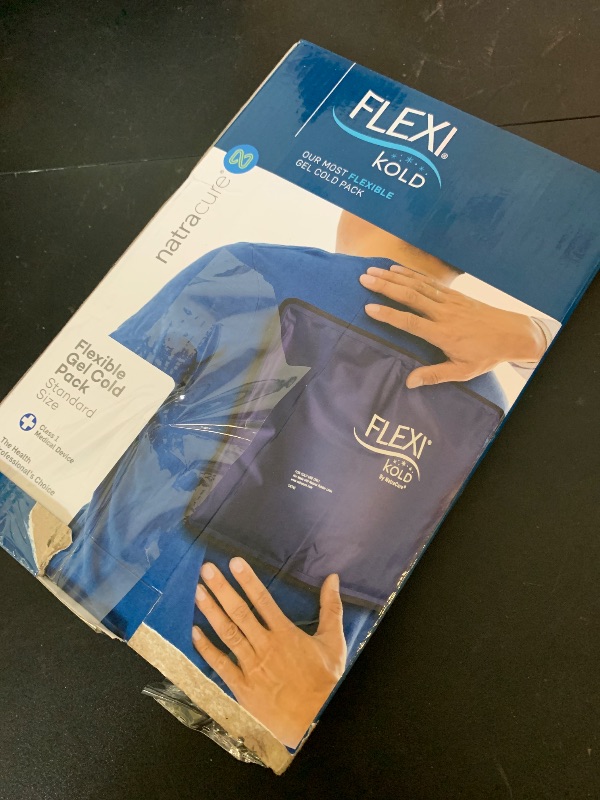 Photo 1 of FlexiKold Gel Ice Packs (Standard Large: 10.5" x 14.5") for Injuries Reusable, Back Pain Relief, Knee Wrap, After Surgery, Ice Pack for Knee, Shoulder - 6300-COLD by NatraCure
