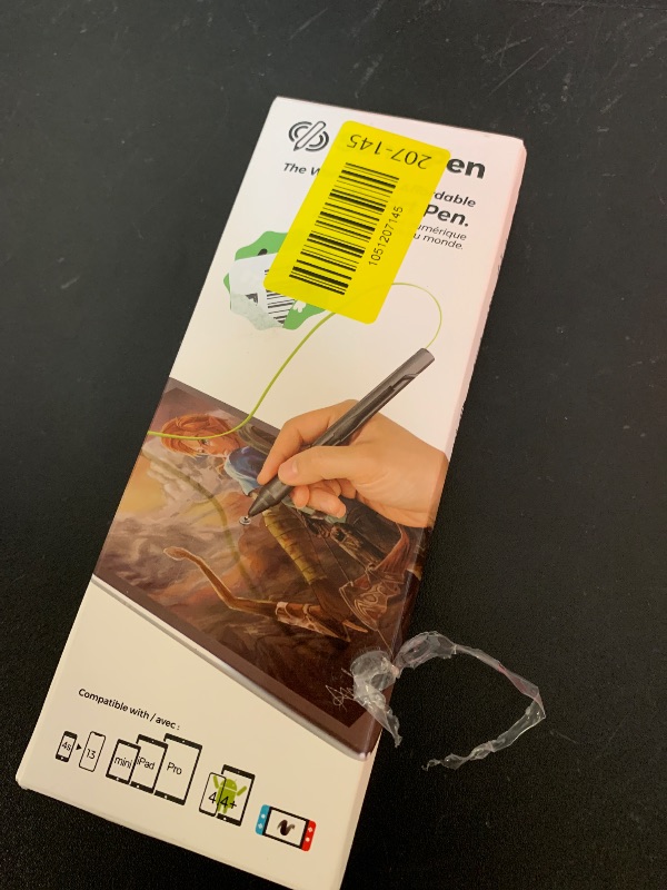 Photo 1 of SonarPen: Pressure Sensitive Stylus Pen, with Palm Rejection and Shortcut Button. Battery-Less. Compatible with Apple iPad/iPhone/Android/Switch/Chromebook (Dirty Pink)
