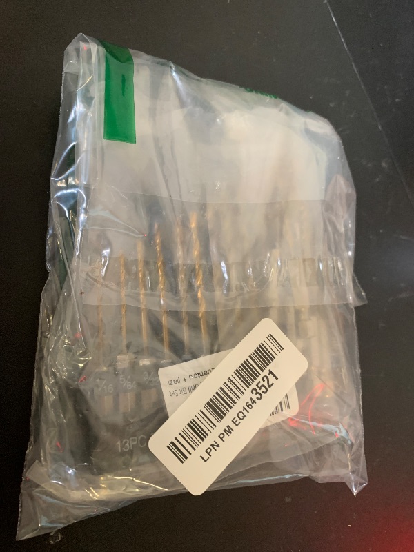 Photo 1 of AUYAARS 19 PCS Hex Shank Drill Bit Set, 1/16"-1/4" HSS Titanium Coated Twist Bits for Metal Wood Plastic, 4241 High Speed Steel Small Quick Change Drill Bits with Holder