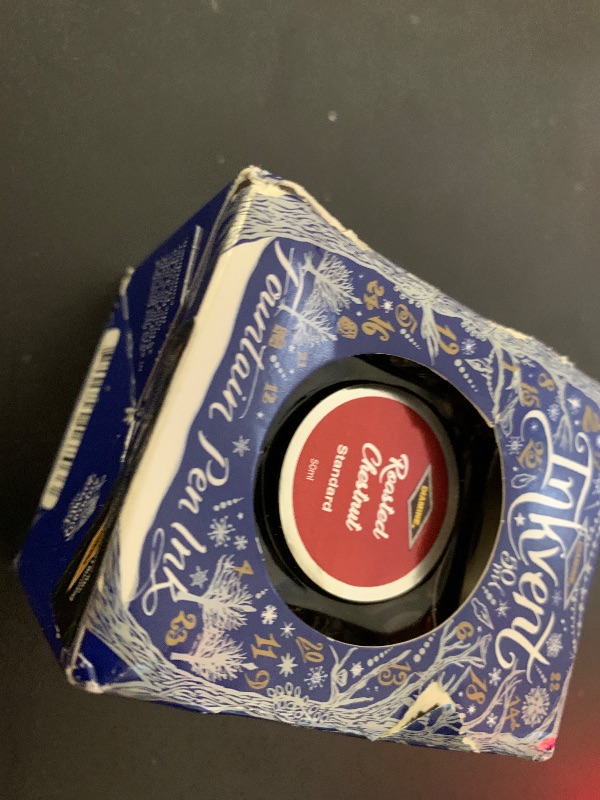 Photo 1 of Diamine - Fountain Pen Ink, Roasted Chestnut, 50ml, Inkvent, Blue Edition