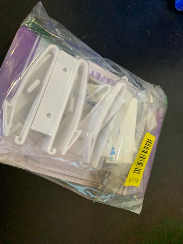 Photo 1 of Coolrunner Child Safety Drawer Locks, 8 Pack Safety Invisible Drawer Latches with Strong Adhesive for Baby Care,Only fit for Some Drawer, Please See Below Before Buying