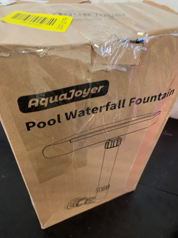 Photo 1 of Dual Spray Pool Fountain, 10-20°F Cooler Water for Above/In-Ground Pools, Dual Spray Waterfall Sprinkler Fountain, Adjustable Waterfall Cooling and Relaxation (Pool Waterfall Fountain)