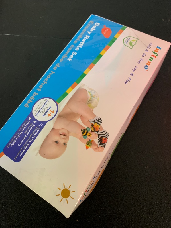 Photo 1 of Infinno Baby Wrist Rattle Socks and Foot Finder Set, Perfect Baby Toys for 0-12 Months Newborn Boys and Girls As Shower Gifts, Garden Bug Series