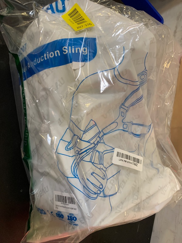 Photo 1 of Velpeau Shoulder Abduction Sling with Two Removable Pillows, Shoulder Immobilizer Strap for Sleeping, Rotator Cuff Surgery, Medical Sling for Women & Men, Fits Left & Right Arm (L, Bust ?41?)