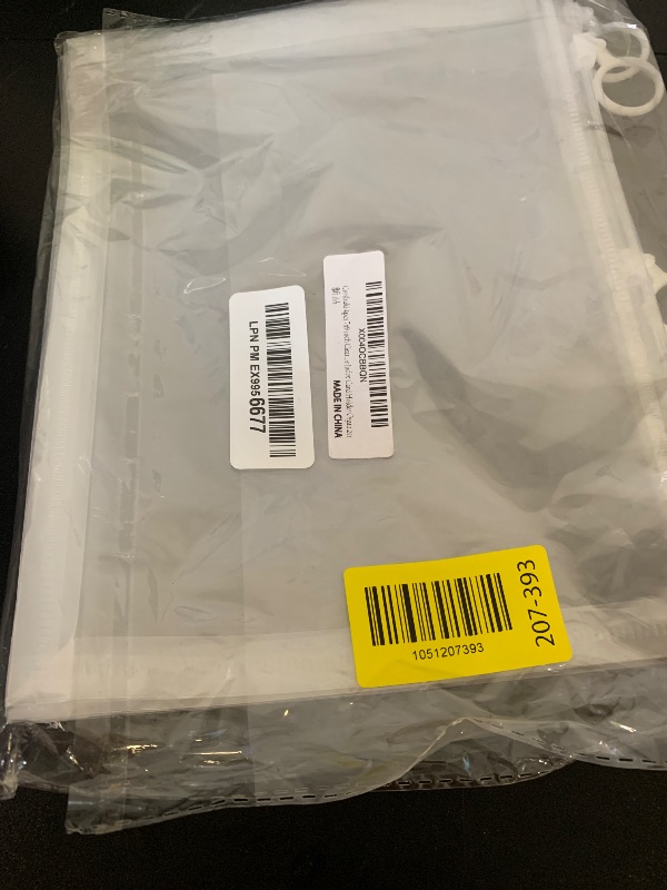 Photo 1 of Croshuki 4pcs 7x9 inch Clear Plastic Envelope Cash Receipt Coupon Stickers Stamps Zipper Case Index Card Holder Organizer