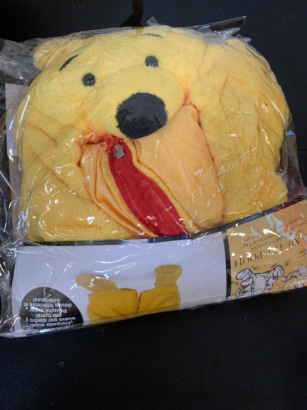 Photo 1 of Disguise Winnie The Pooh Deluxe Two-Sided Plush Jumpsuit Costume Size: 2T