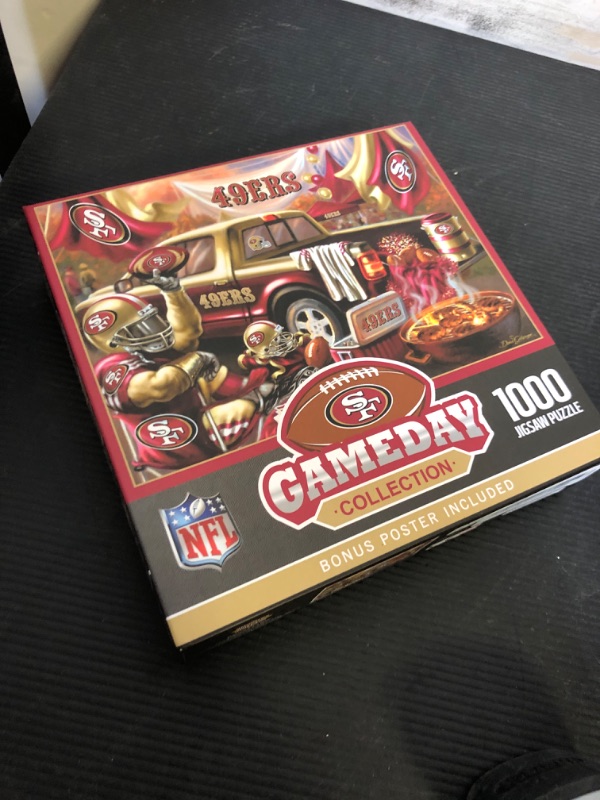 Photo 1 of MasterPieces - 1000 Piece Jigsaw Puzzle, NFL San Francisco 49ers, Fun for Adults and Family, Non-Glare Finish, 19.25"x26.75"