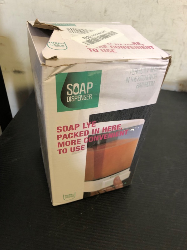 Photo 1 of IEALODS Manual Soap Dispenser 33.8oz / 1000ml Kitchen Bathroom Wall Mounted Commercial Soap Dispenser for Liquid Containers Shampoo Gel Chamber Hotel Restaurant