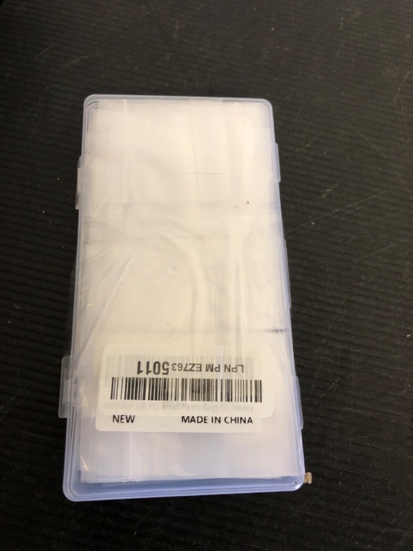 Photo 1 of WEGOUP 120 PCS Small Plastic Bags for Jewelry, 2" x 2.76" Resealable Clear Poly Baggies, 2.4 Mil Mini Zip Bags for Small Business, Storage, Gifts, Candy, Screws