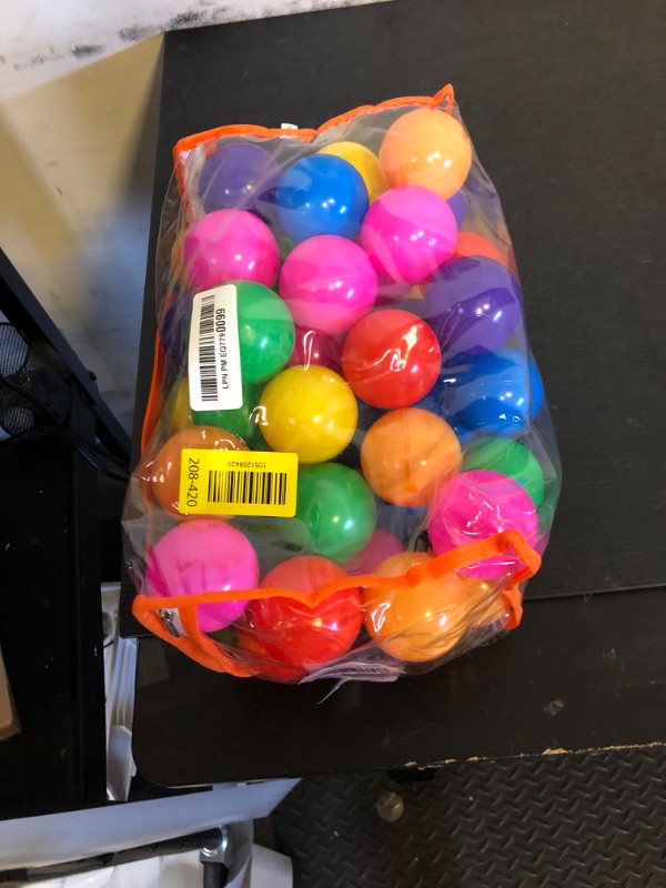 Photo 1 of Vanland Ball Pit Balls for Baby and Toddler Phthalate Free BPA Free Crush Proof Plastic - Multicolored Pit Balls in Reusable Play Toys for Kids with Storage Bag